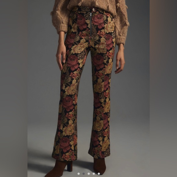 NWT Flora Flare leg En Saison pants from Anthropologie - Picture 1 of 6